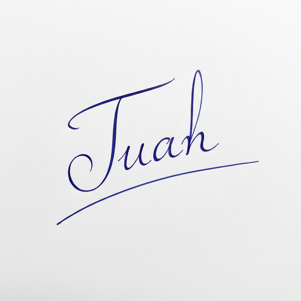 Mẫu chữ ký tên Tuấn số 8