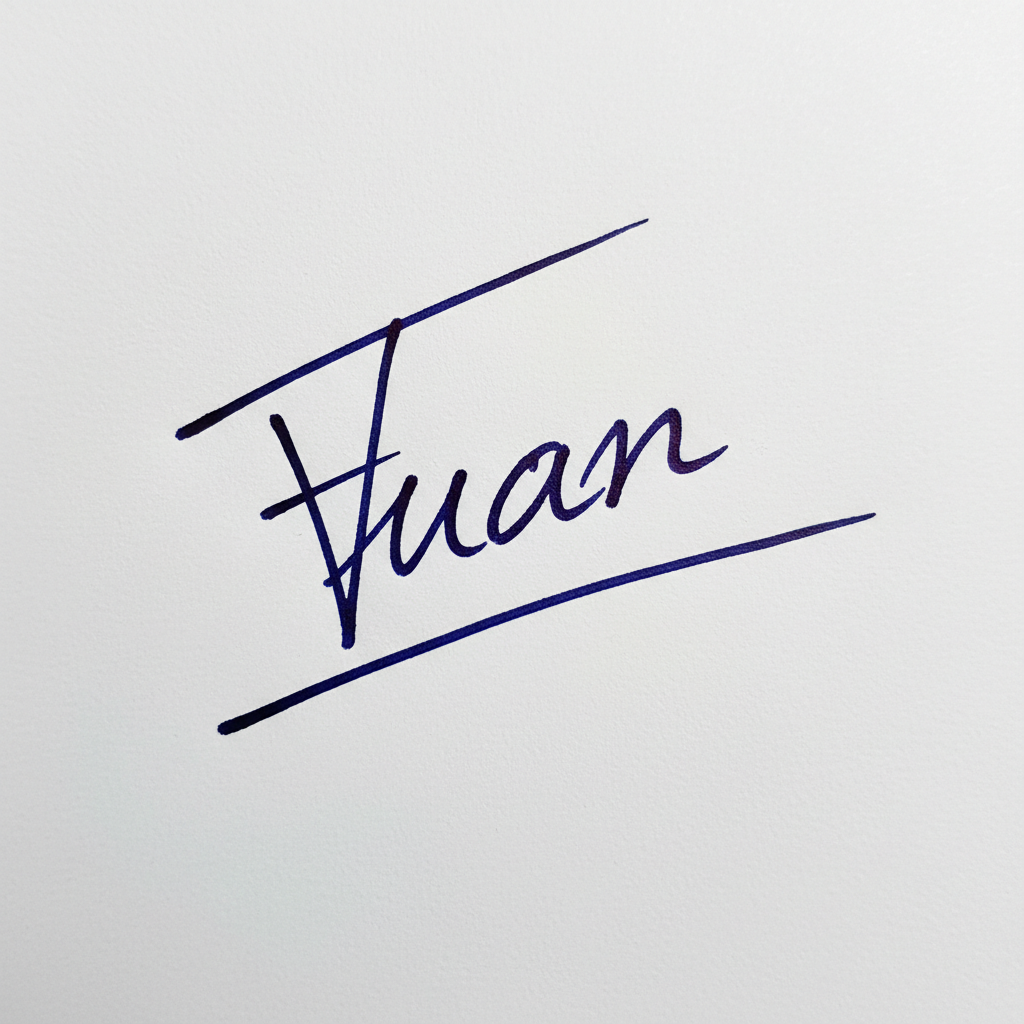 Mẫu chữ ký tên Tuấn số 9