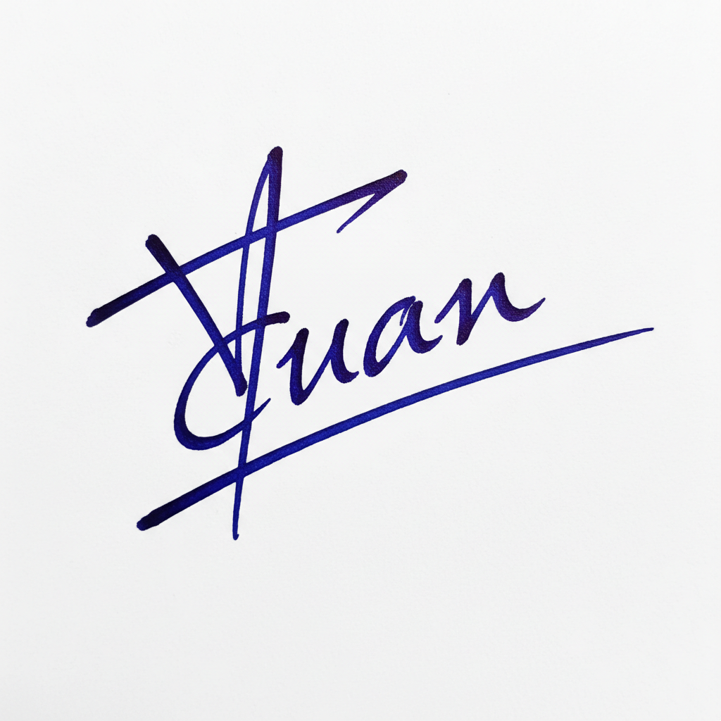 Mẫu chữ ký tên Tuấn số 9