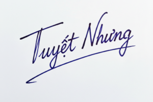 Mẫu chữ ký tên Tuyết Nhung số 1