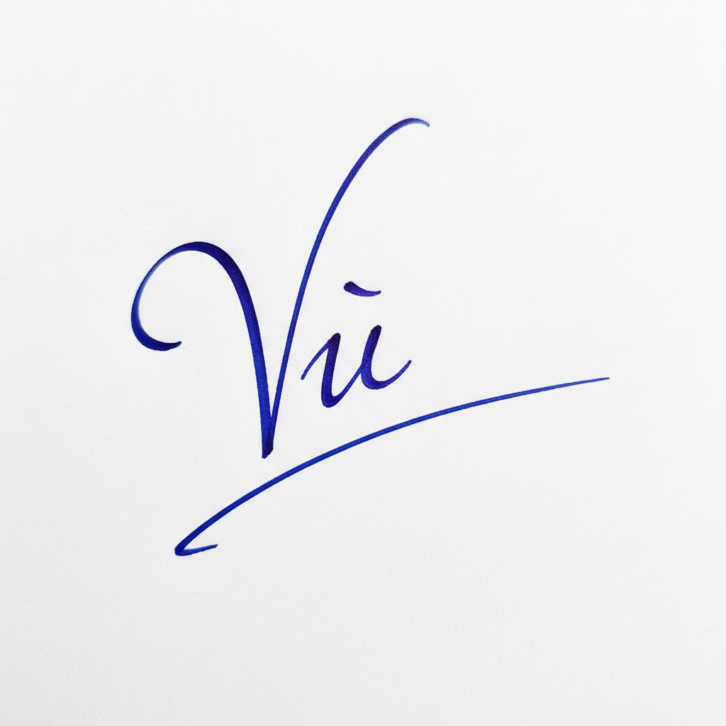 Mẫu chữ ký tên Vũ số 8