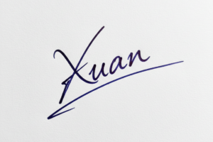 Mẫu chữ ký tên Xuân số 1