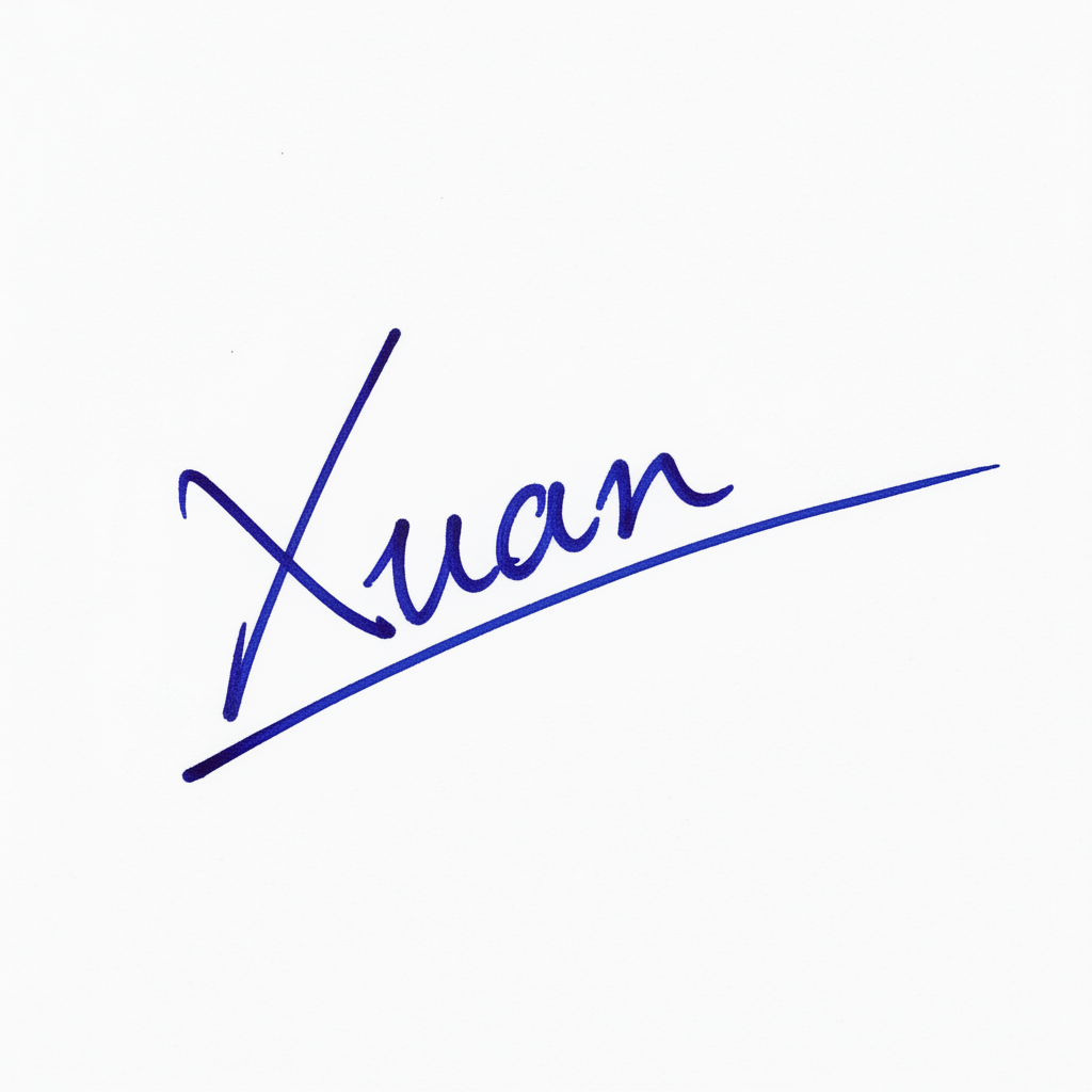 Mẫu chữ ký tên Xuân số 3