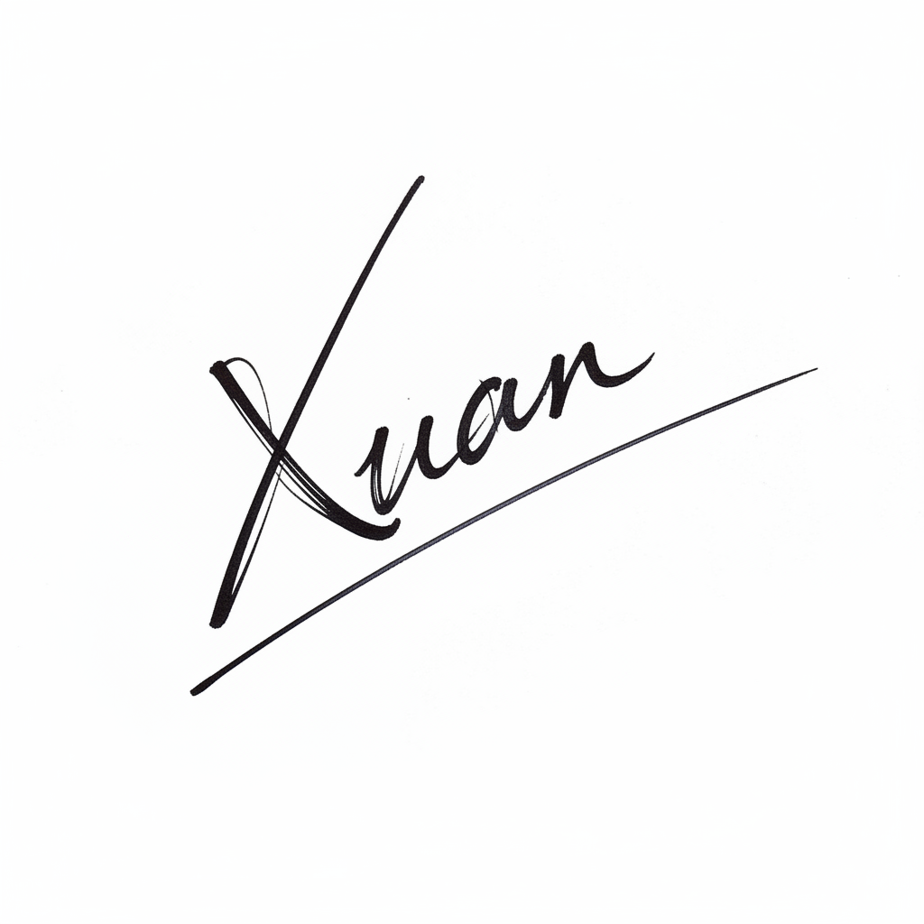 Chữ Ký Đẹp Tên Xuân: Bí Quyết Tạo Nét Riêng May Mắn Cho Cuộc Đời Mẫu chữ ký tên Xuân số 5
