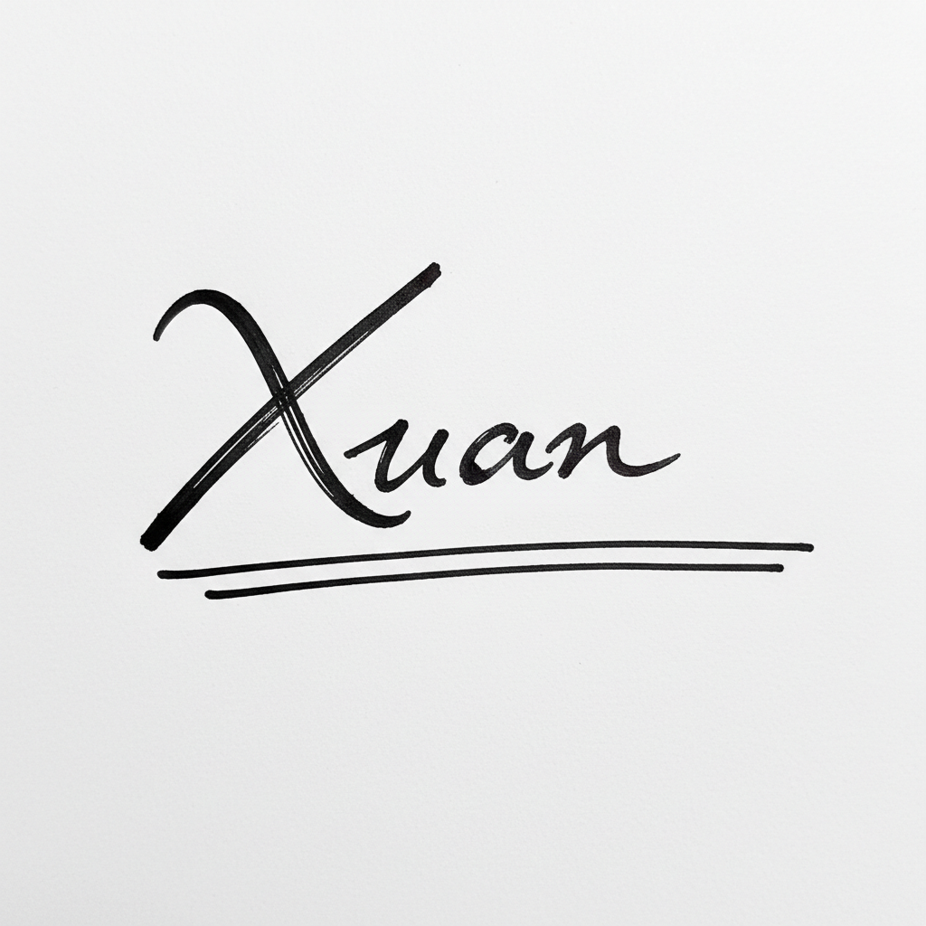 Chữ Ký Đẹp Tên Xuân: Bí Quyết Tạo Nét Riêng May Mắn Cho Cuộc Đời Mẫu chữ ký tên Xuân số 7